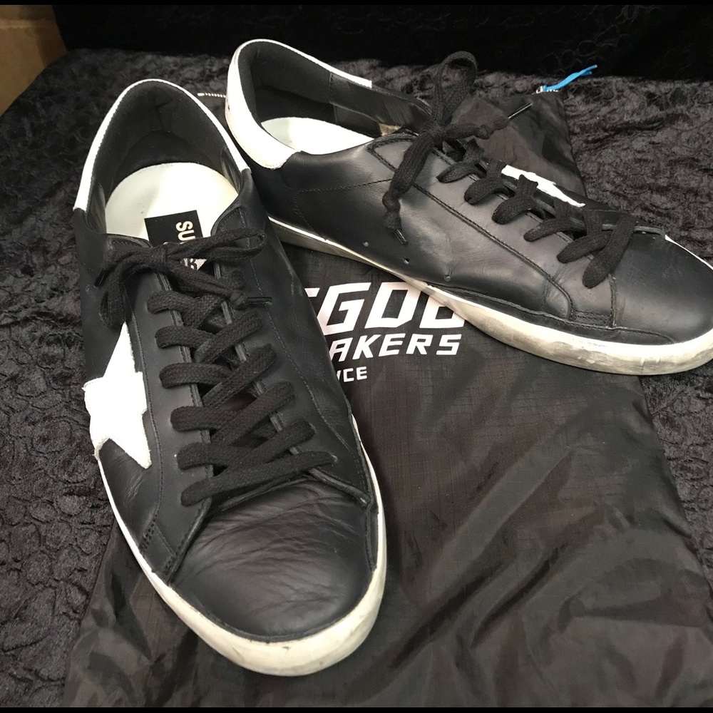 ~GOLDEN GOOSE Superstar sneakers 9 (42) black